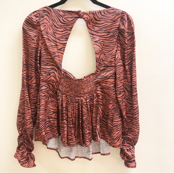 Free People zebra printed blouse - Picture 12 of 13
